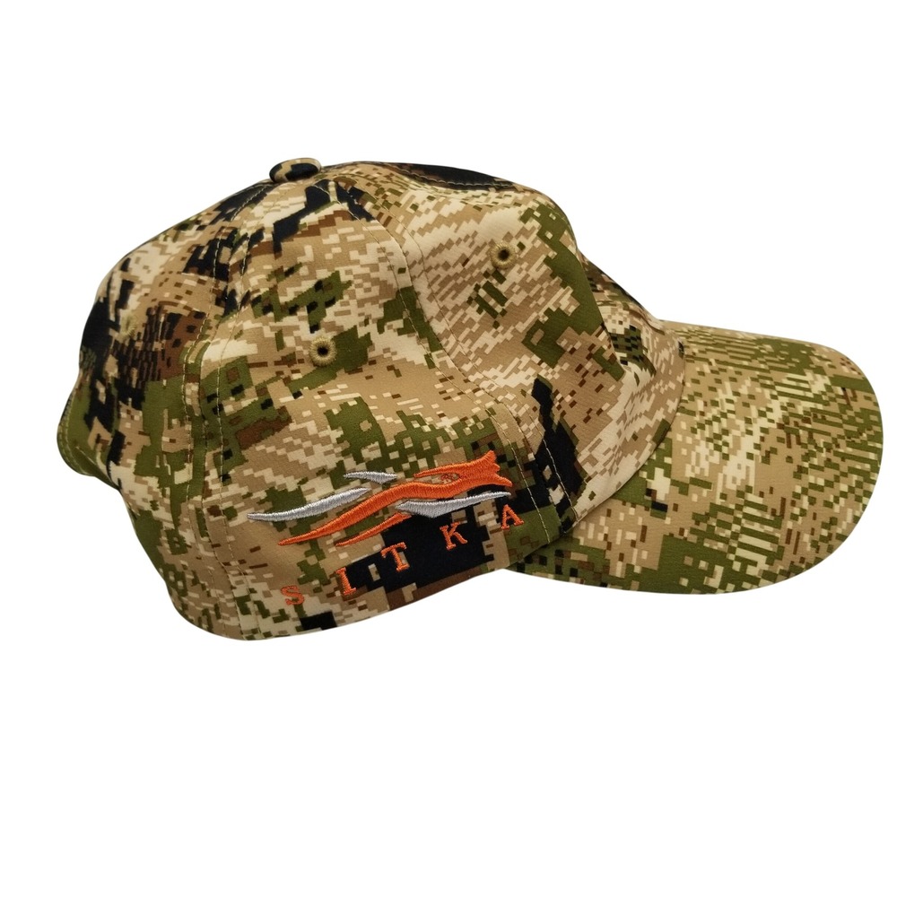 Sitka Gear Baseball Cap Men One Size Tan Digital Camo Tactical Hunting Hat 90102